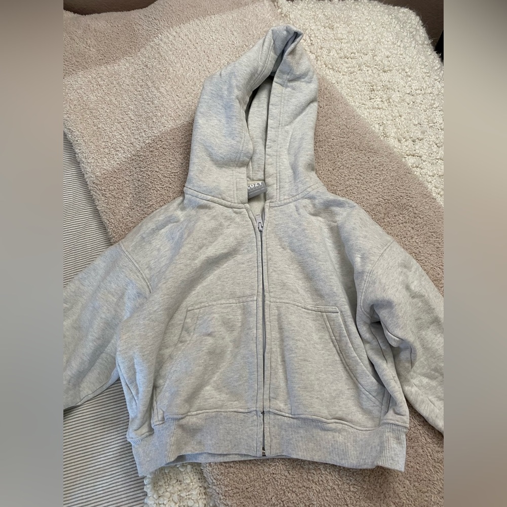 TNA Cozy Fleece Boyfriend Boxy Zip Hoodie